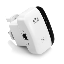 Amplificador Extensor de Alcance Sem Fio Repetidor Wifi 11N/G/B 2 4 Ghz Configuração Fácil com Função Wps para Desempenho Wifi Ideal de Longo