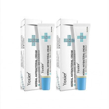 (2PCS)1/2/3PCS Herbal Antibacterial Cream Psoriasis Cream Anti-Itch Relief Eczema Skin Rash Urticaria Desquamation Treatment Skin Care