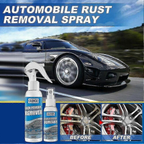 3pcs Iron Powder Remover Car Rust Removal Spray Rustout Instant Remover Spray 100ml 2