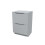 NES Home Nes Home Matte Grey 500mm 2 Drawer Work Top Freestanding Bathroom Vanity Unit 5