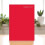 Red A5 Academic Diary Week To View School Planner Hard Cover Organiser 1