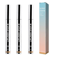 3pcs Lip Liner Peel Off Lip Tattoo Lip Stain Long Lasting Stay In Makeup Nourishing