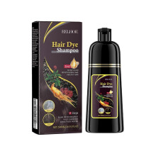 (Brown) Black/Brown Hair Dye Shampoo 3 in 1 for Gray Hair, Instant Hair Color Shampoo for Women Men Grey Hair Coverage, Herbal Ingredients
