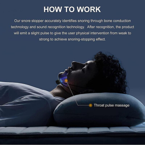 Anti Snoring Devices, Electric Stop Snoring for Deeply Sleep, Effective Snoring Solution 2