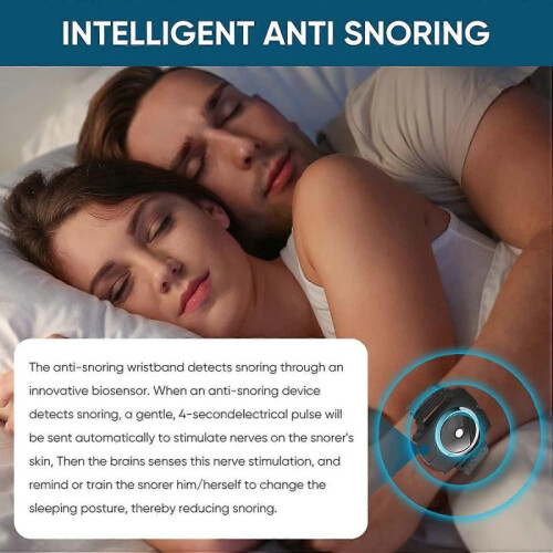 Le bracelet anti-ronflement de Sleep Connection est une solution efficace pour arrêter de ronfler. 1