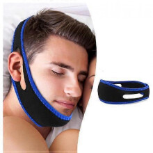 2pcs Anti Snoring Chin Strap for Sleep Apnea, Adjustable and Breathable Chin Strap, Effective Stop Snoring for Men Women