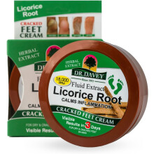 Dr Davey Licorice Root Feet Repair Cream 100g | For Dry & Cracked Feet | Calms Inflammation | Moisturizes Softens Restores Comfort