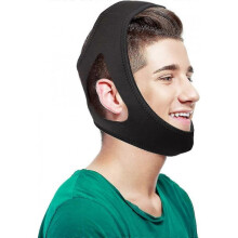 Anti Snoring Chin Strap, Snore Stopper, Snoring Solution, Chin Strap for Men And Women, Lightweight Breathable Adjustable