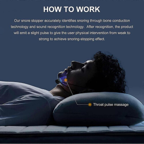 Anti Snoring Devices, Electric Stop Snoring for Deeply Sleep, Effective Snoring Solution 2