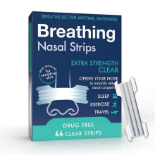 (2pcs)44 Strong Nasal Strips - Clear Extra Strength Nose Stop SolutionSensitive Skin Better Breathe Sleeping Aid