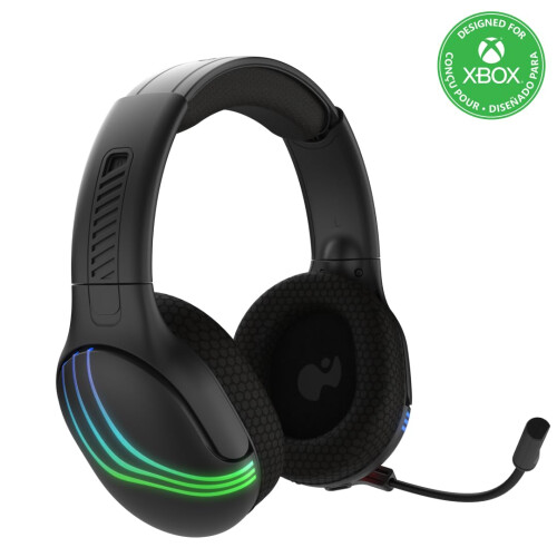 PDP Afterglow Wave Headset Sem Fios com Microfone para Xbox Series X|S, PC Windows 10/11, PS5/PS4, Bluetooth, Preto