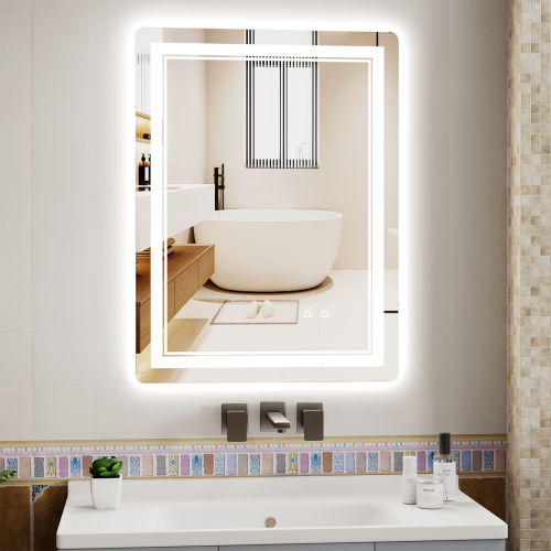 600*800mm,LED,Wall-Mounted,Bathroom,Vanity Mirror 2