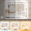 600*800mm,LED,Wall-Mounted,Bathroom,Vanity Mirror 5