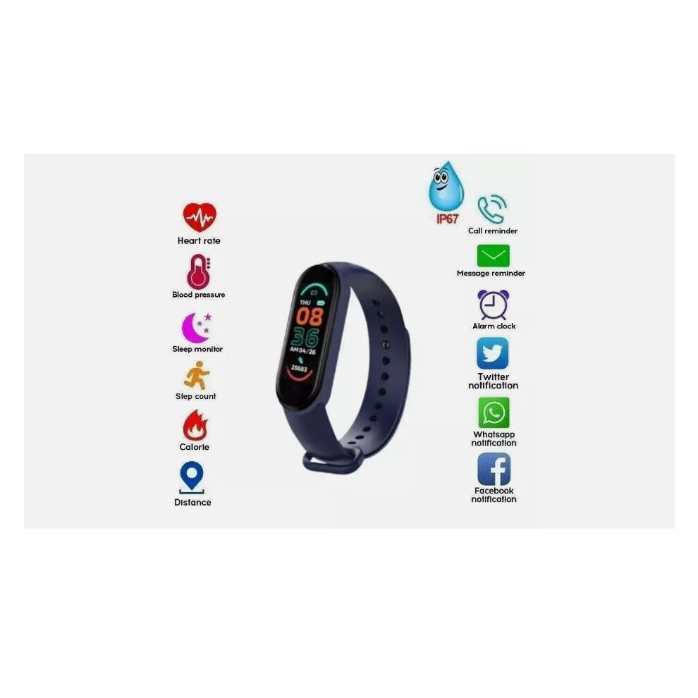 NEW Fitbit Sports Watch Gym Band Fitness Tracker Heart Rate Monitor