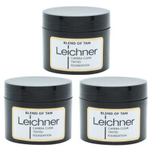 3 x Leichner Camera Clear Tinted Foundation Blend of Tan 30ml