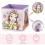 IDEA NUOVA Disney Princess Closable Storage Cubs Set de 2 10 """" x10 """" 3