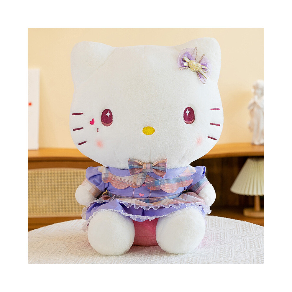 (Hello Kitty,35cm)Peluche Sanrio Hello Kitty Melody Kuromi animée dessin animé poupée en peluche cadeau enfants