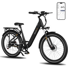 RCB 27.5in Electric Bike,City Bikes for Adults,36V 10.4Ah 50km NFC/APP