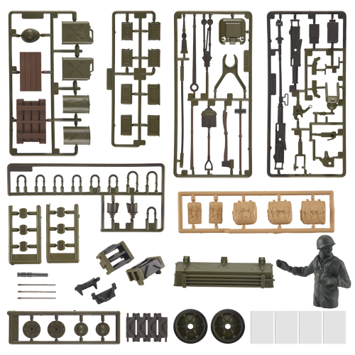 για 1/16 Tank 3898-1 USA M4A3 RC Αξεσουάρ Τσάντα Ανταλλακτικών 2