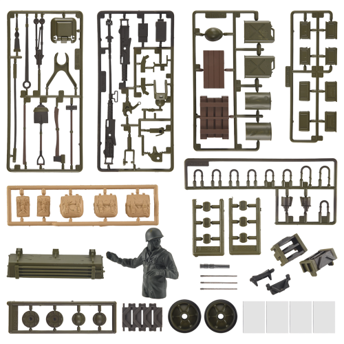 για 1/16 Tank 3898-1 USA M4A3 RC Αξεσουάρ Τσάντα Ανταλλακτικών 1