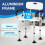 Homcom HOMCOM Adjustable Shower Stool with Suction Foot Pads for Elderly Disabled 7