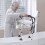Homcom HOMCOM Adjustable Shower Stool with Suction Foot Pads for Elderly Disabled 9