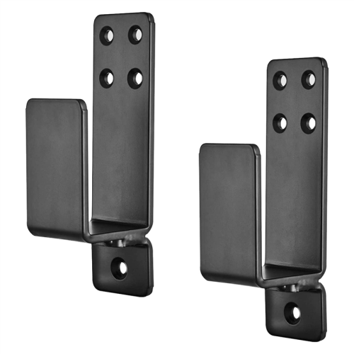 Door Brackets,2 Pack Drop Open Bar Holder for Home Security, 2X4 Brackets Prevent Unauthorized Entry