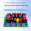 200W Speaker Crossover Double Treble+Midrange+Bass 4 Way Audio Frequency Divider Home Theater 3