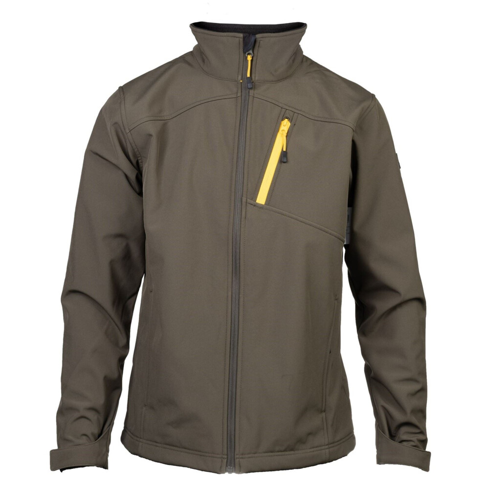 Cat (Not Specified, Xxl) Caterpillar Essentials Shell Men's Moss Softshell Jacket