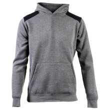 (Grey, XXL) Caterpillar Essentials Polyester Men's Grey Hooded Sweatshirt
