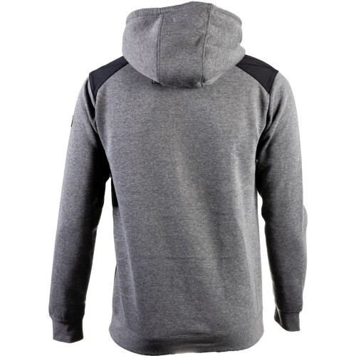 CAT (Grey, XL) Caterpillar Essentials Polyester Men's Grey Hooded Sweatshirt 2