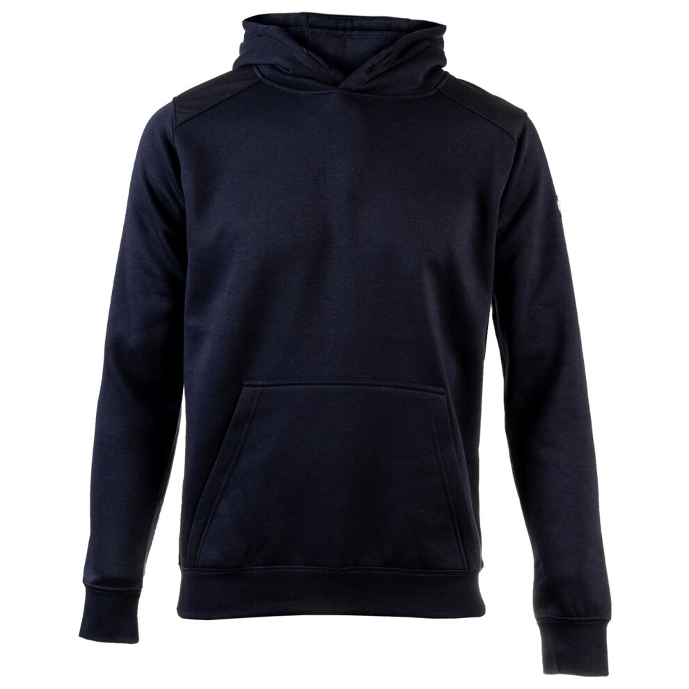 Cat (Blue, L) Caterpillar Essentials Polyester Men's Blue Hooded Sweatshirt