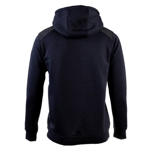 CAT (Blue, M) Caterpillar Essentials Polyester Men's Blue Hooded Sweatshirt 2