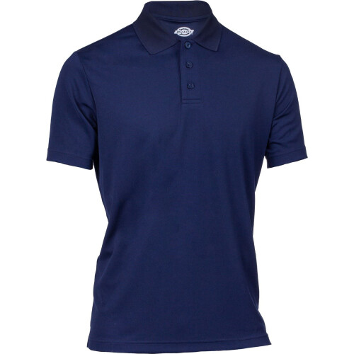 Dickies (Blue, M) Dickies Everyday Polyester Men's Blue Polo Shirt 2