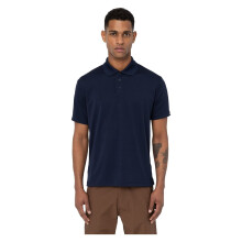 (Blue, XL) Dickies Everyday Polyester Men's Blue Polo Shirt