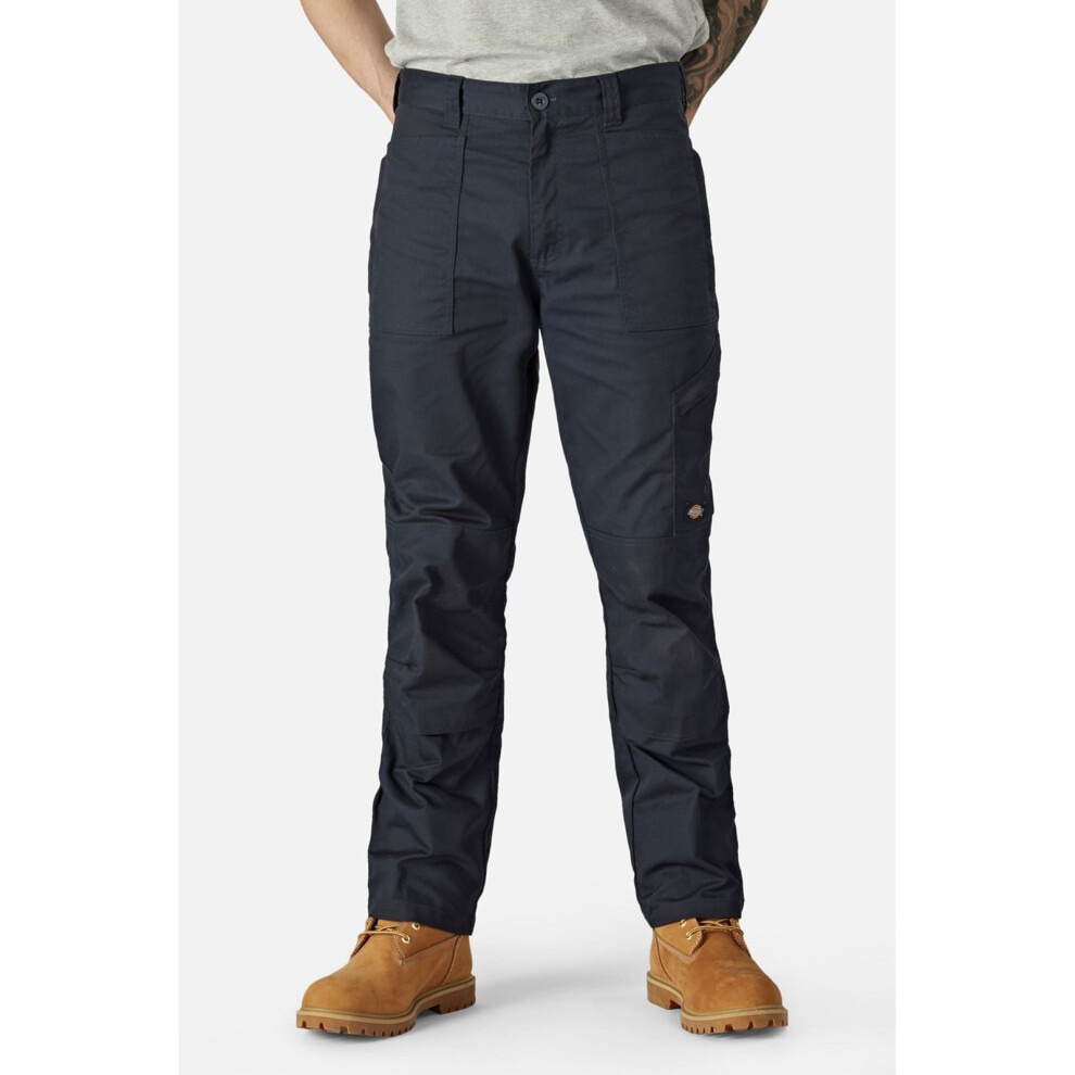 (Blue, 38") Dickies Action Flex Polyester Men's Blue Outdoor Trousers