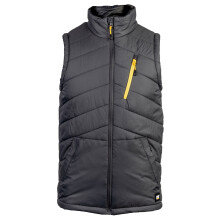 (Black, M) Caterpillar Essentials Body Warmer Men's Black Gilets