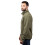 CAT (Green, M) Caterpillar Cat Microfleece Quarter Zip Polyester Men's Green Sweatshirt 2