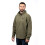 CAT (Green, S) Caterpillar Cat Microfleece Quarter Zip Polyester Men's Green Sweatshirt 1