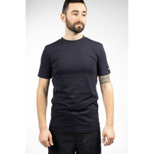 (Blue, M) Caterpillar Essentials Short-sleeve Cotton Men's Blue T-Shirt