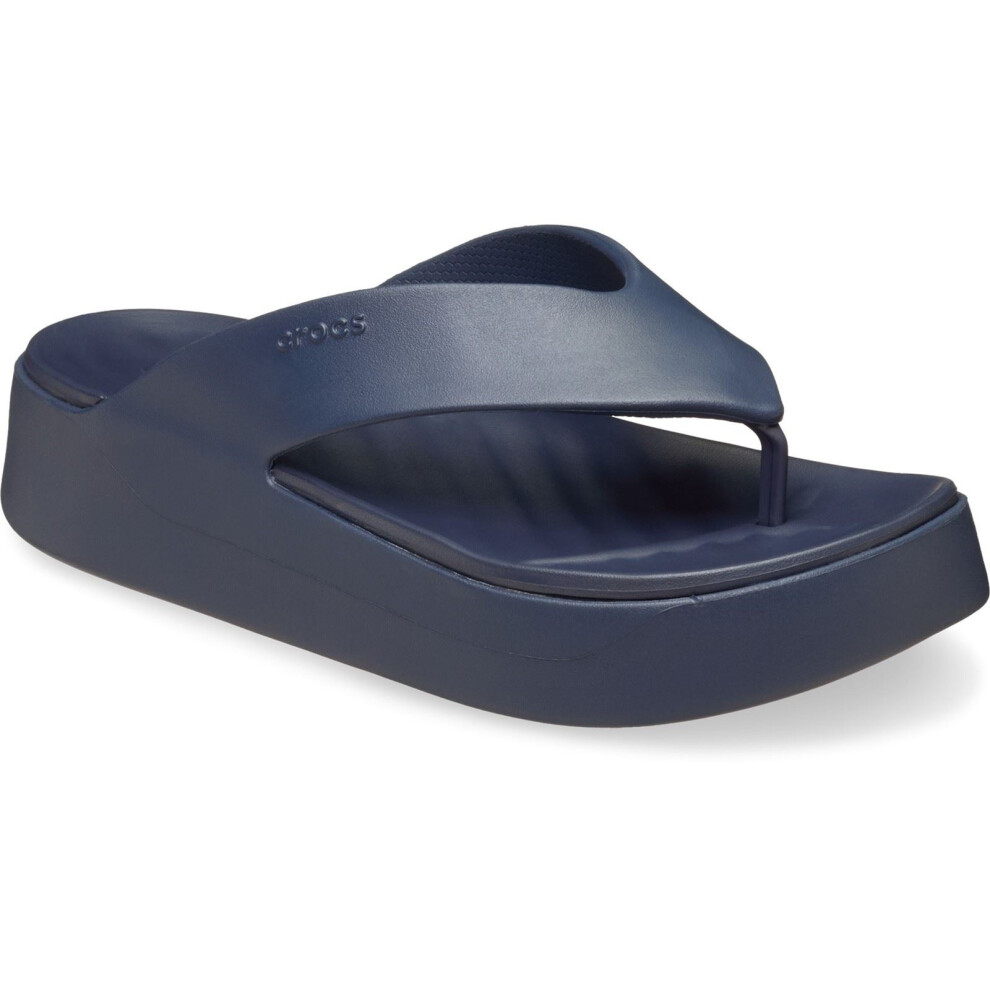 Crocs (Blue, 7 (Adults')) Getaway Platform Thermoplastic Women's Navy Sandals