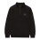 CAT (Black, S) Caterpillar Essential 1/4 Zip Polyester Men's Black Sweatshirt 4