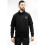 CAT (Black, S) Caterpillar Essential 1/4 Zip Polyester Men's Black Sweatshirt 1