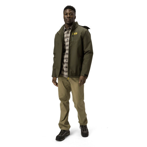 CAT (Not Specified, S) Caterpillar Lightweight Insulated Men's Moss Puffer Jacket 2