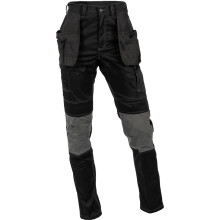 (Black, 40") Caterpillar Essential Knee Pocket Stretch Holster Polyester Men's Black Outdoor Trousers