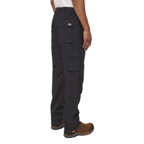 Dickies (Black, 36) Dickies Multi Pocket Utility Polyester Men's Black Work Trousers 1