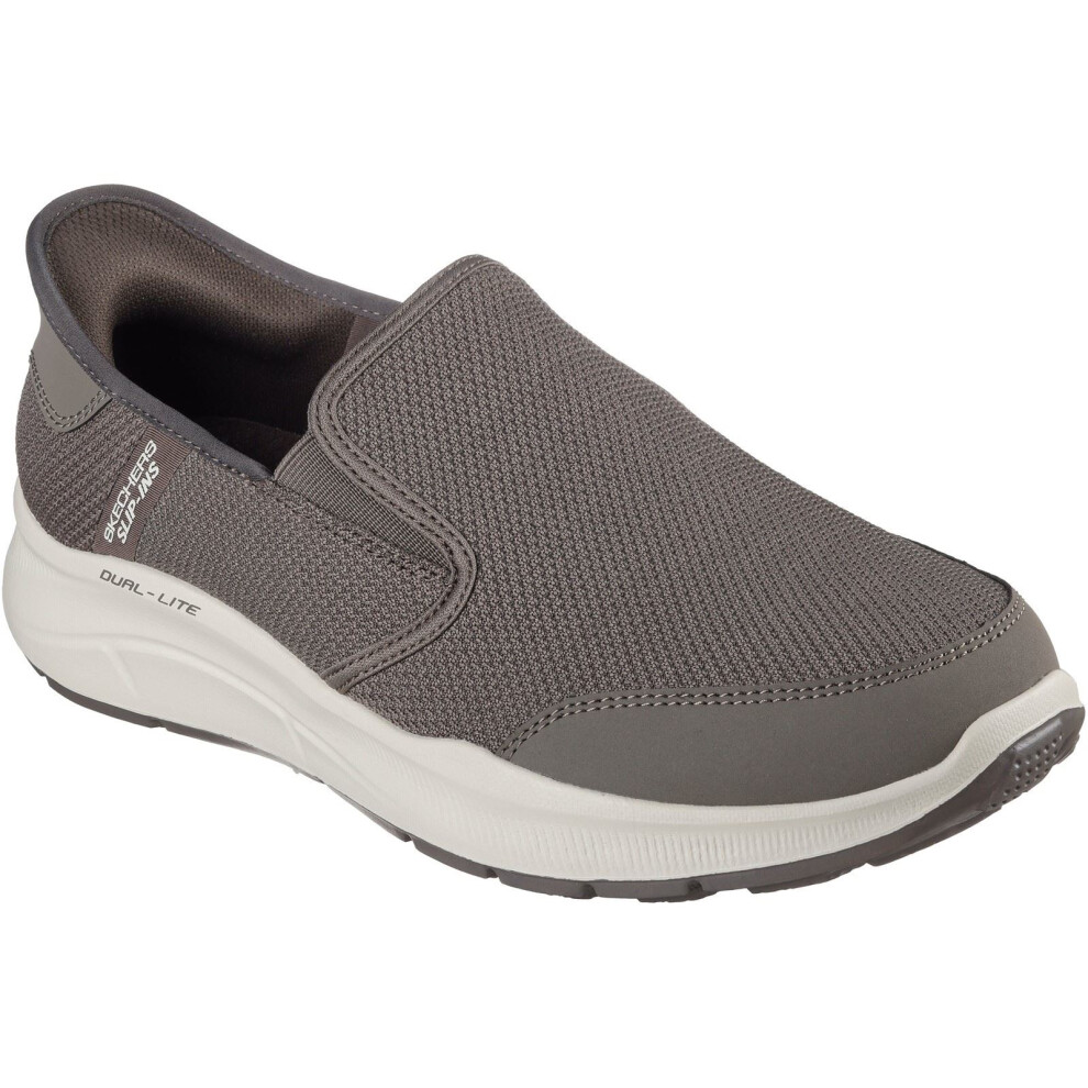 Skechers (Brown, 11 (Adults')) Equalizer 5.0 Drayze Polyester Men's Taupe Trainers