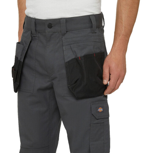 Dickies (Not Specified, 38") Dickies Multi Pocket Utility Polyester Men's Grey Work Trousers 2