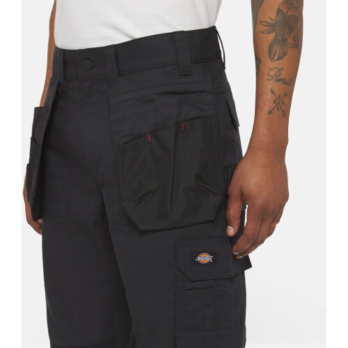 Dickies (Black, 36) Dickies Multi Pocket Utility Polyester Men's Black Work Trousers 2