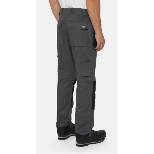 Dickies (Not Specified, 32) Dickies Multi Pocket Utility Polyester Men's Grey Work Trousers 1